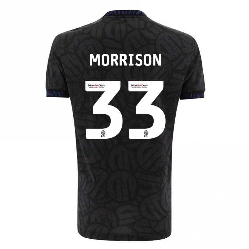 Mujer Fútbol Camiseta Elijah Morrison #33 Negro 2ª Equipación 2023/24