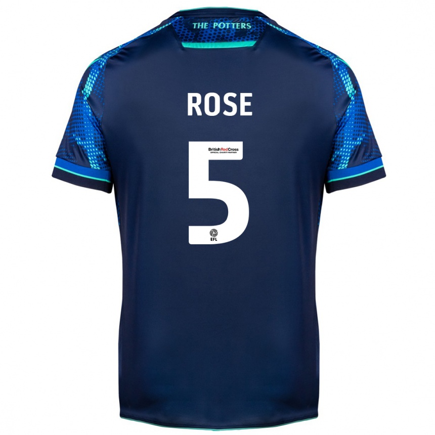 Mujer Fútbol Camiseta Michael Rose #5 Armada 2ª Equipación 2023/24