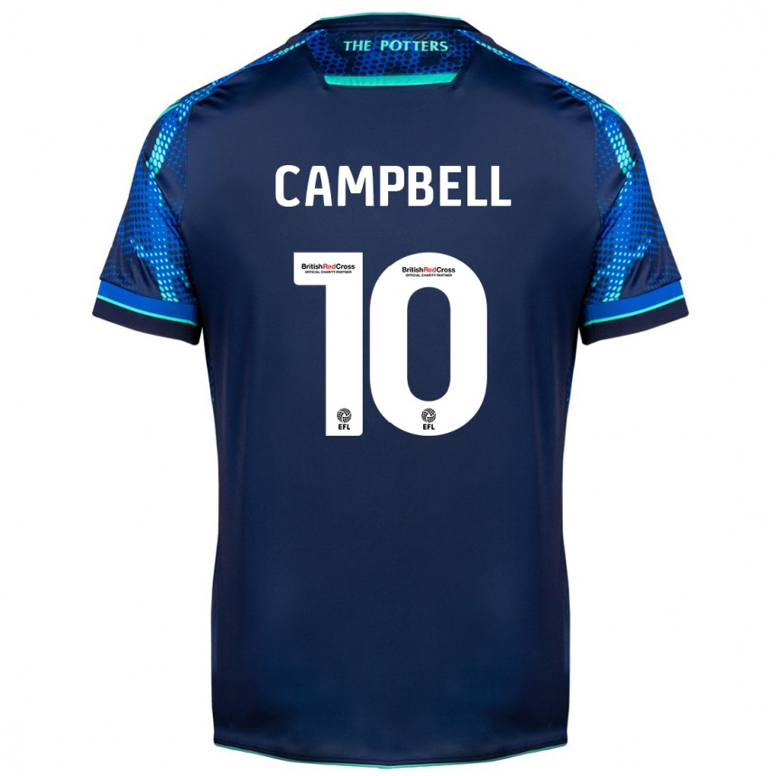 Mujer Fútbol Camiseta Tyrese Campbell #10 Armada 2ª Equipación 2023/24