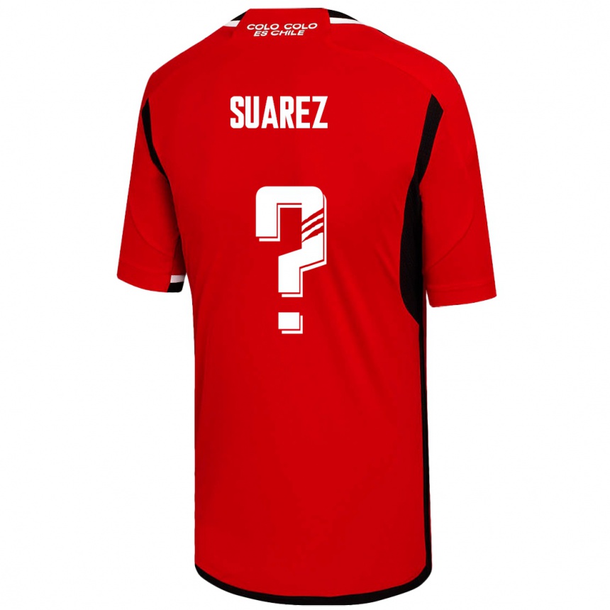 Mujer Fútbol Camiseta Nicolás Suarez #0 Rojo 2ª Equipación 2023/24