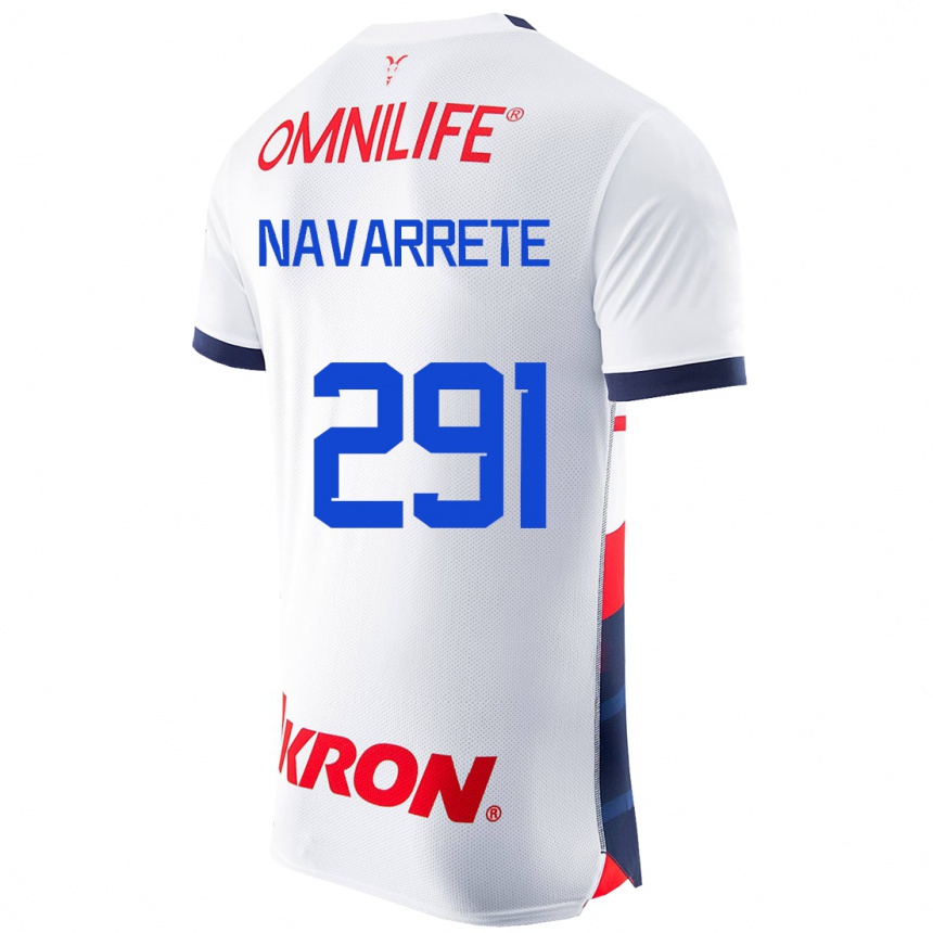 Mujer Fútbol Camiseta Cristo Navarrete #291 Blanco 2ª Equipación 2023/24