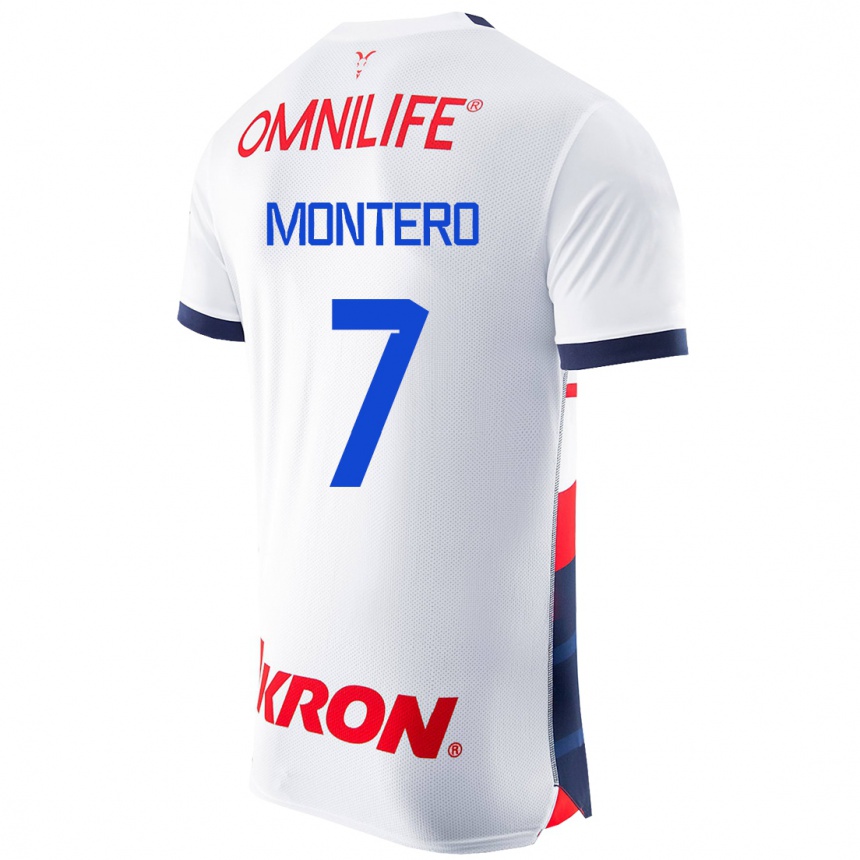 Mujer Fútbol Camiseta Casandra Montero #7 Blanco 2ª Equipación 2023/24