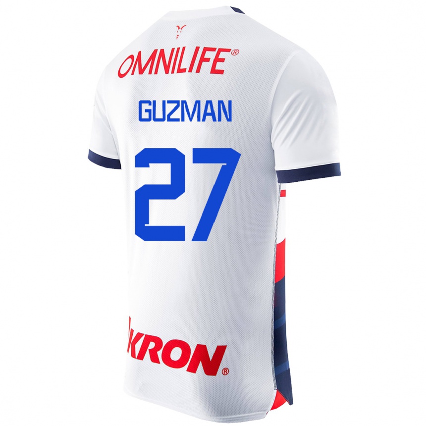 Mujer Fútbol Camiseta Kinberly Guzmán #27 Blanco 2ª Equipación 2023/24
