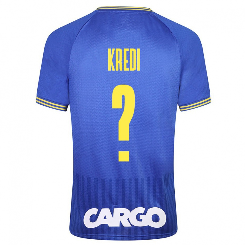 Mujer Fútbol Camiseta Amit Kredi #0 Azul 2ª Equipación 2023/24