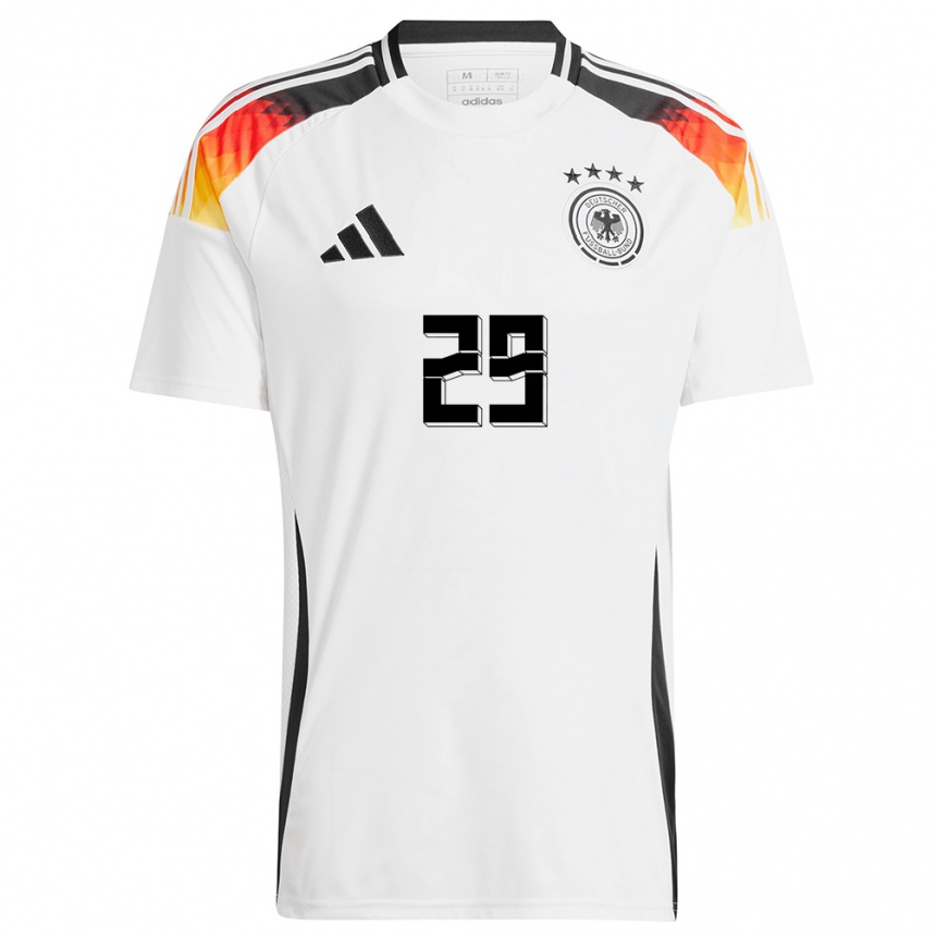 Niño Fútbol Camiseta Alemania Selina Cerci #29 Blanco 1ª Equipación 24-26