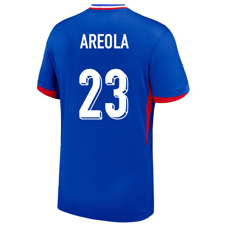 Niño Fútbol Camiseta Francia Alphonse Areola #23 Azul 1ª Equipación 24-26