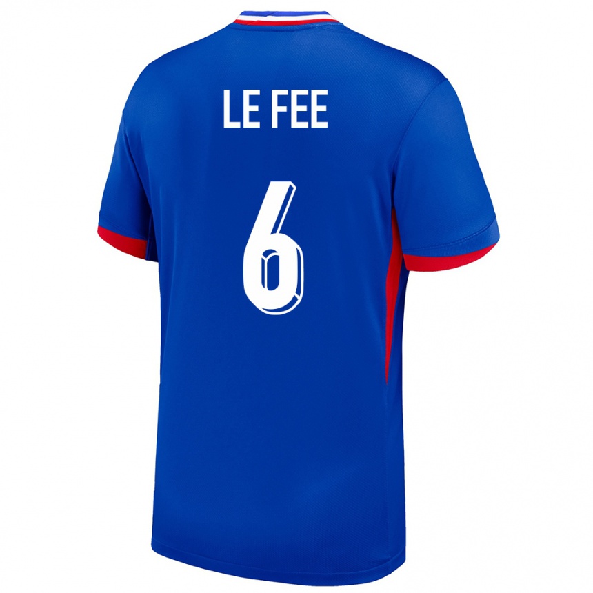 Niño Fútbol Camiseta Francia Enzo Le Fee #6 Azul 1ª Equipación 24-26