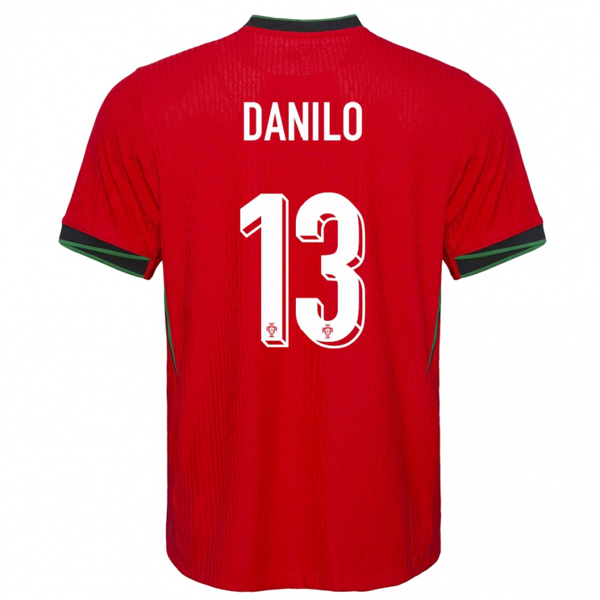 Niño Fútbol Camiseta Portugal Danilo Pereira #13 Rojo 1ª Equipación 24-26