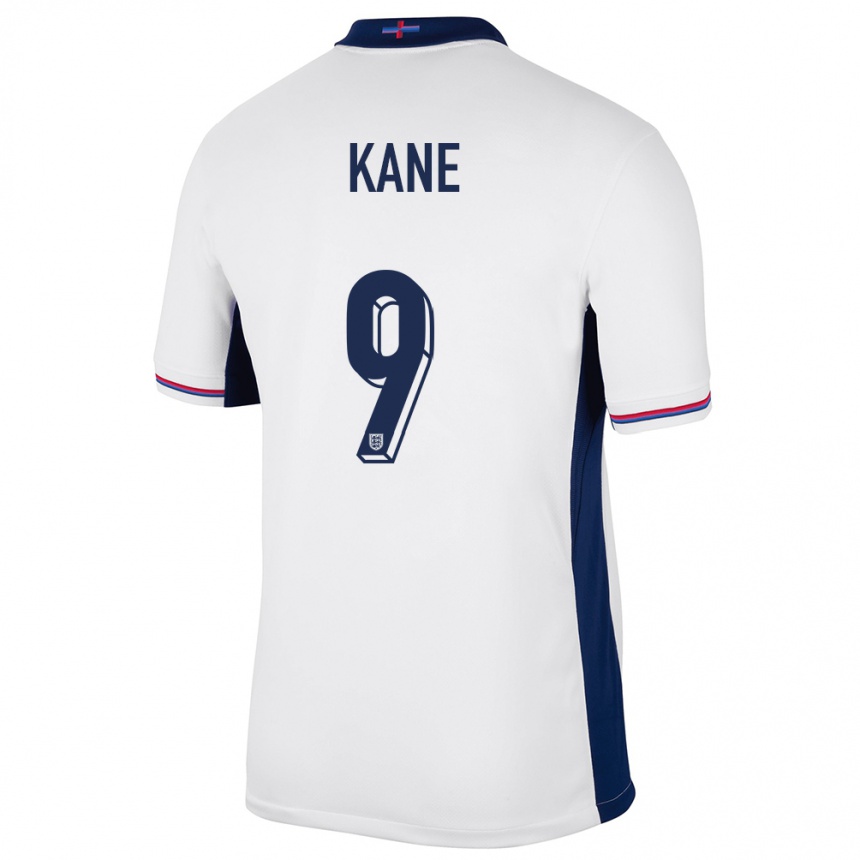 Niño Fútbol Camiseta Inglaterra Harry Kane #9 Blanco 1ª Equipación 24-26