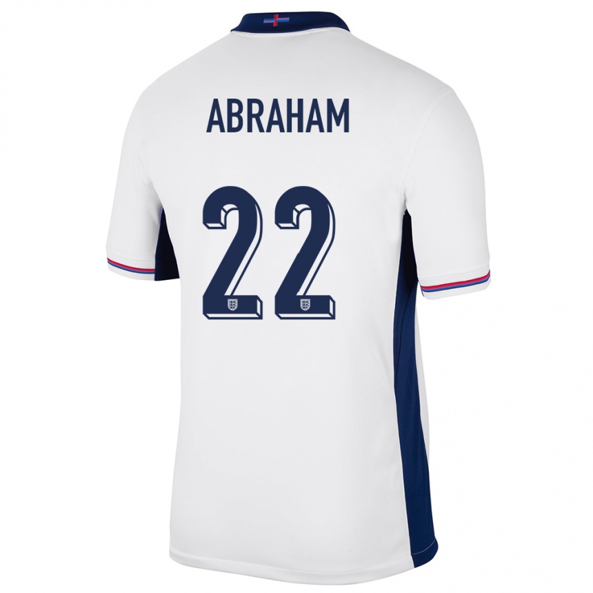Niño Fútbol Camiseta Inglaterra Tammy Abraham #22 Blanco 1ª Equipación 24-26