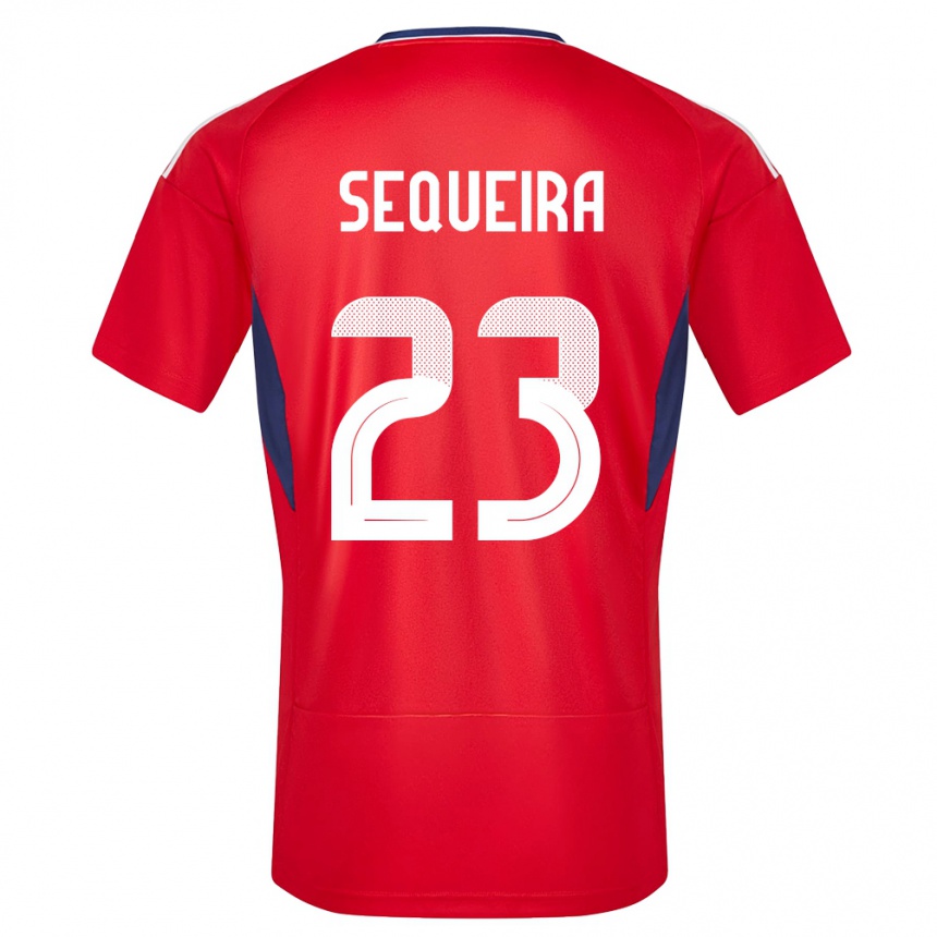 Niño Fútbol Camiseta Costa Rica Patrick Sequeira #23 Rojo 1ª Equipación 24-26