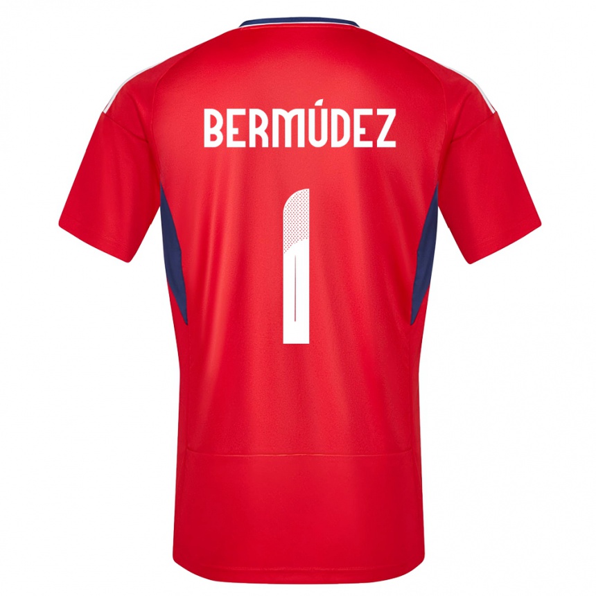 Niño Fútbol Camiseta Costa Rica Noelia Bermudez #1 Rojo 1ª Equipación 24-26