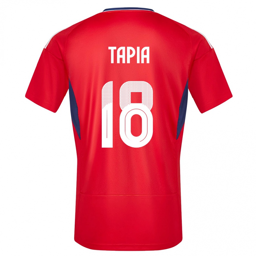 Niño Fútbol Camiseta Costa Rica Priscilla Tapia #18 Rojo 1ª Equipación 24-26