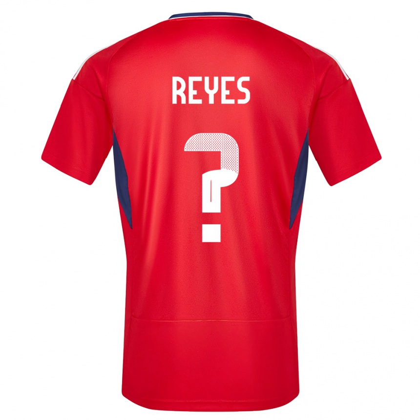 Niño Fútbol Camiseta Costa Rica Kenan Reyes #0 Rojo 1ª Equipación 24-26