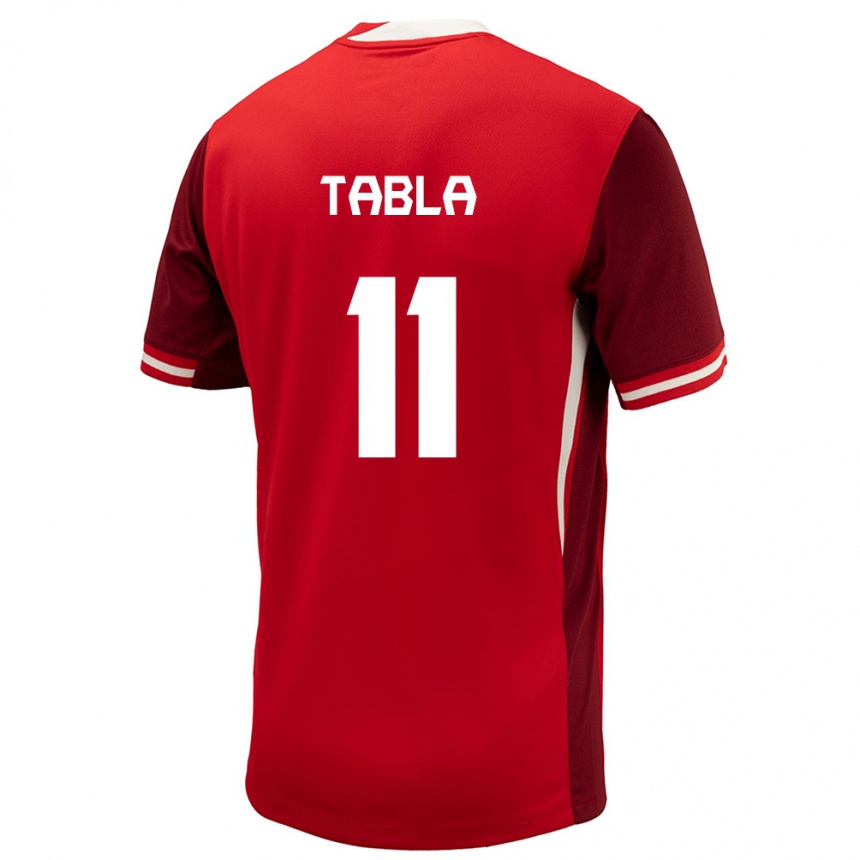 Niño Fútbol Camiseta Canadá Ballou Tabla #11 Rojo 1ª Equipación 24-26