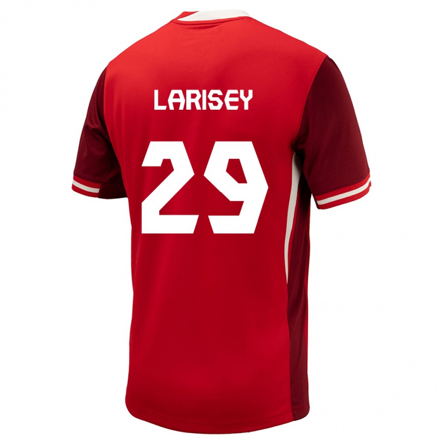 Niño Fútbol Camiseta Canadá Clarissa Larisey #29 Rojo 1ª Equipación 24-26