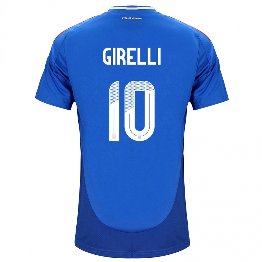 Niño Fútbol Camiseta Italia Cristiana Girelli #10 Azul 1ª Equipación 24-26