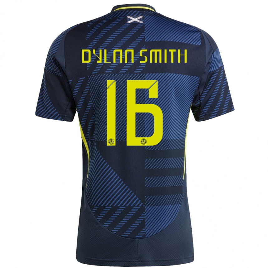 Niño Fútbol Camiseta Escocia Dylan Smith #16 Azul Oscuro 1ª Equipación 24-26