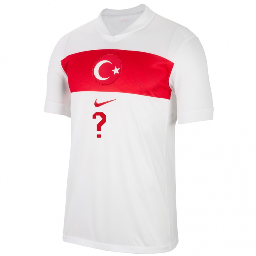 Niño Fútbol Camiseta Turquía Yunus Azrak #0 Blanco 1ª Equipación 24-26