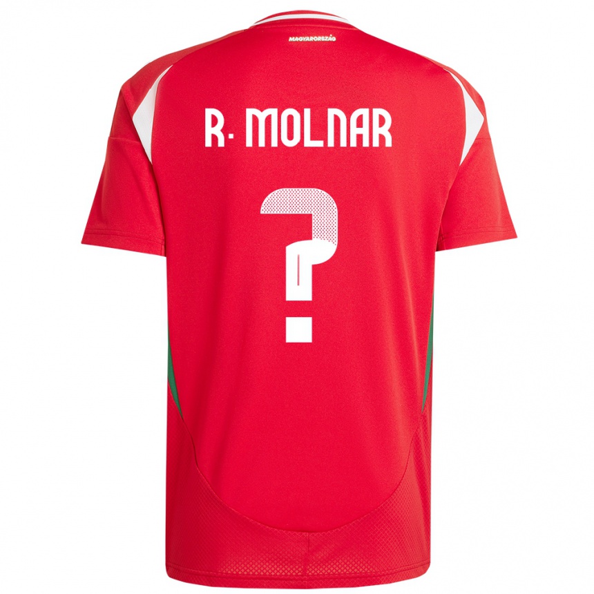 Niño Fútbol Camiseta Hungría Rajmund Molnár #0 Rojo 1ª Equipación 24-26