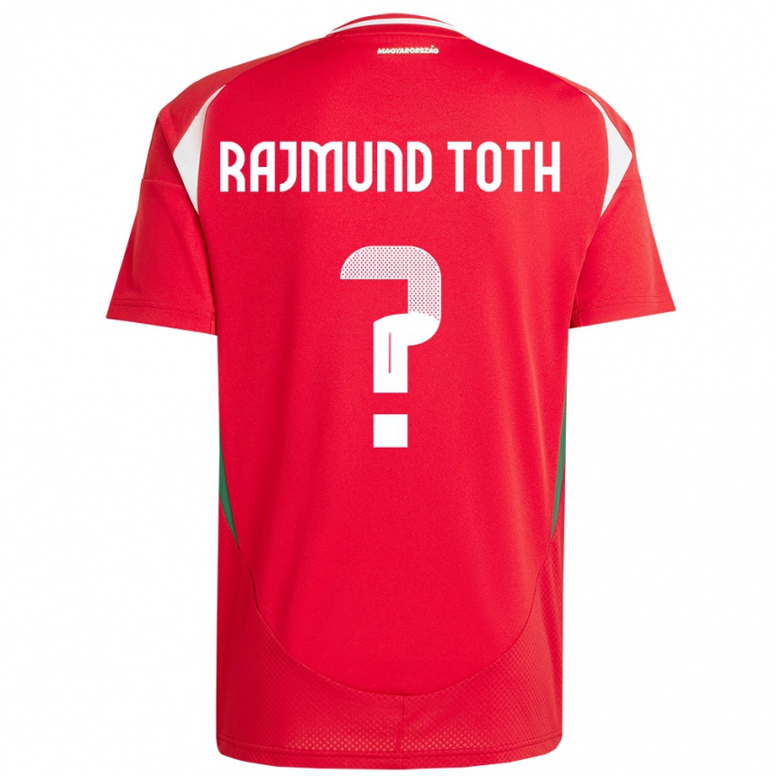 Niño Fútbol Camiseta Hungría Rajmund Tóth #0 Rojo 1ª Equipación 24-26