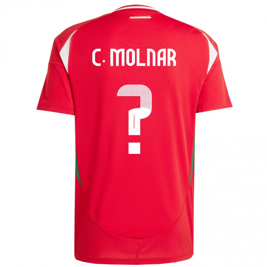 Niño Fútbol Camiseta Hungría Csaba Molnár #0 Rojo 1ª Equipación 24-26