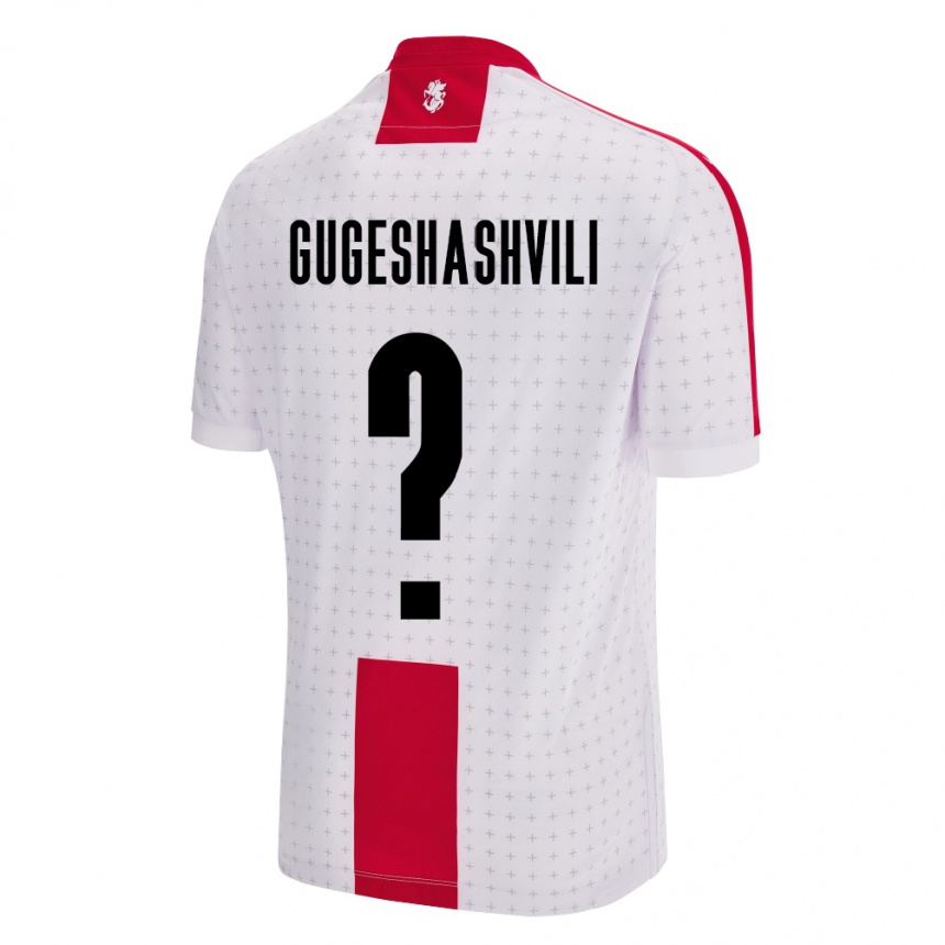 Niño Fútbol Camiseta Georgia Zaza Gugeshashvili #0 Blanco 1ª Equipación 24-26