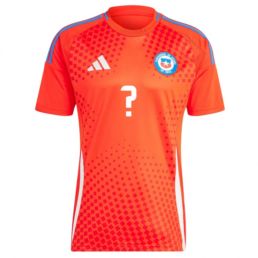 Niño Fútbol Camiseta Chile Máximo Zúñiga #0 Rojo 1ª Equipación 24-26