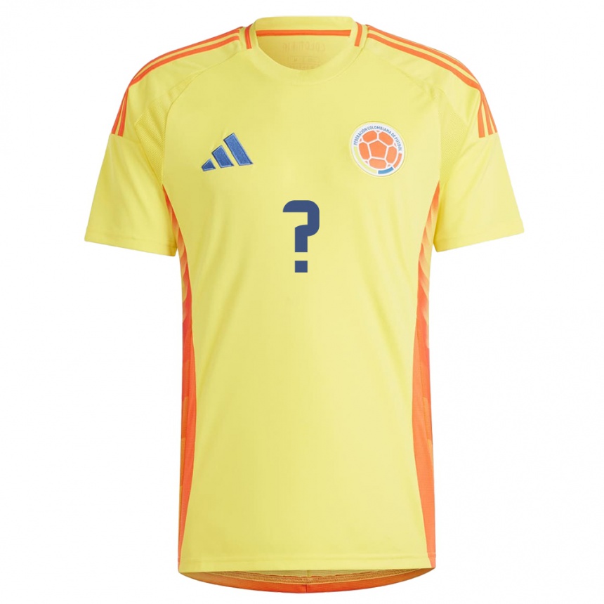 Niño Fútbol Camiseta Colombia Edwin Martínez #0 Amarillo 1ª Equipación 24-26