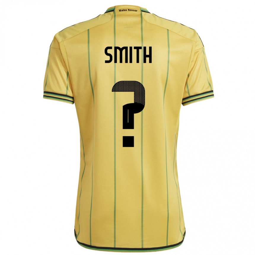 Niño Fútbol Camiseta Jamaica Andrene Smith #0 Amarillo 1ª Equipación 24-26