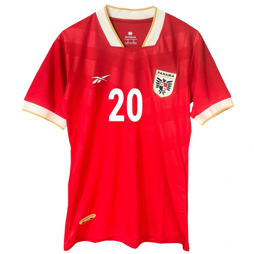 Niño Fútbol Camiseta Panamá Yulieth Araúz #20 Rojo 1ª Equipación 24-26