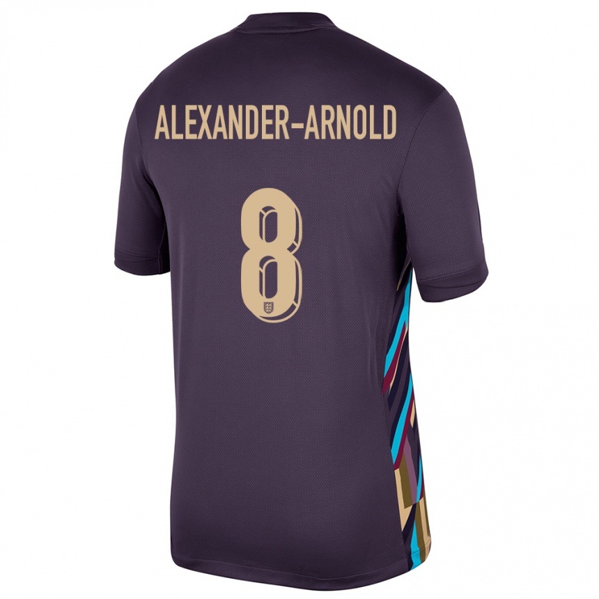 Niño Fútbol Camiseta Inglaterra Trent Alexander-Arnold #8 Pasa Oscura 2ª Equipación 24-26