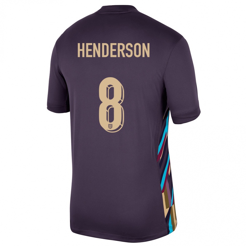 Niño Fútbol Camiseta Inglaterra Jordan Henderson #8 Pasa Oscura 2ª Equipación 24-26