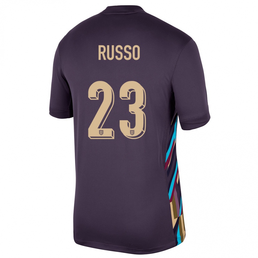 Niño Fútbol Camiseta Inglaterra Alessia Russo #23 Pasa Oscura 2ª Equipación 24-26