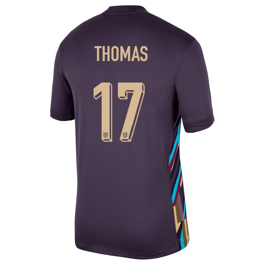 Niño Fútbol Camiseta Inglaterra Luke Thomas #17 Pasa Oscura 2ª Equipación 24-26