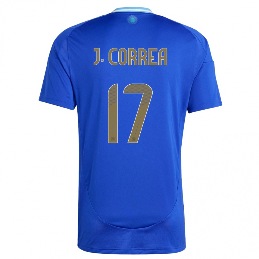 Niño Fútbol Camiseta Argentina Joaquin Correa #17 Azul 2ª Equipación 24-26