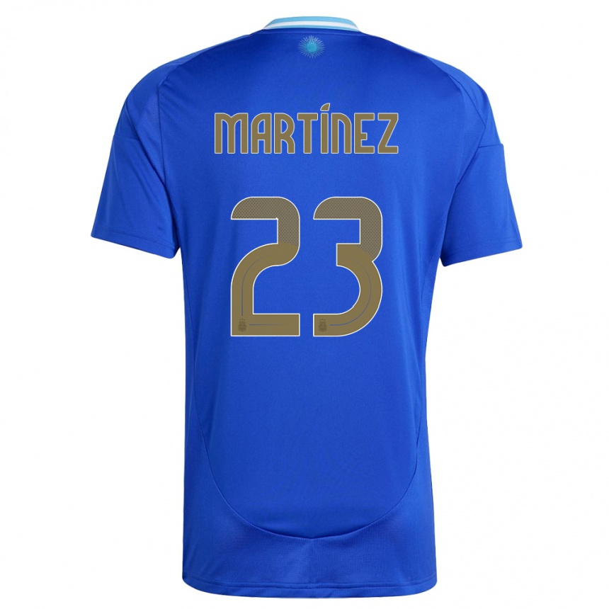 Niño Fútbol Camiseta Argentina Emiliano Martinez #23 Azul 2ª Equipación 24-26