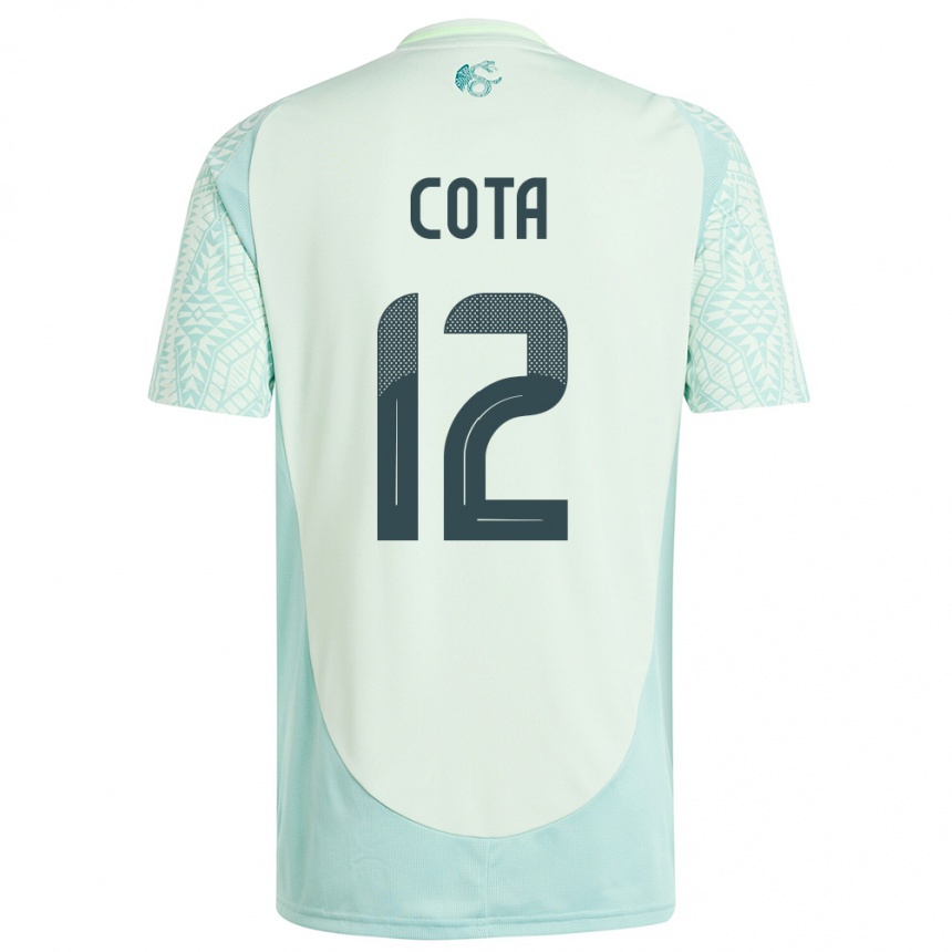 Niño Fútbol Camiseta México Rodolfo Cota #12 Lino Verde 2ª Equipación 24-26