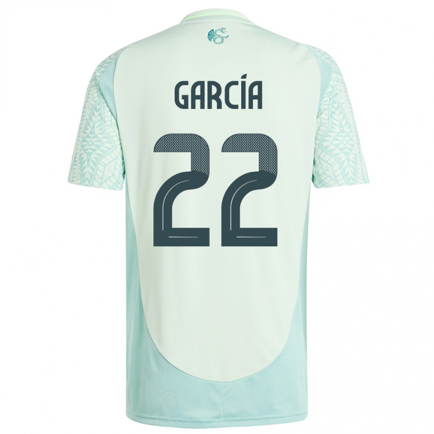 Niño Fútbol Camiseta México Diana Garcia #22 Lino Verde 2ª Equipación 24-26