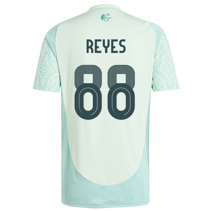 Niño Fútbol Camiseta México Maricarmen Reyes #88 Lino Verde 2ª Equipación 24-26