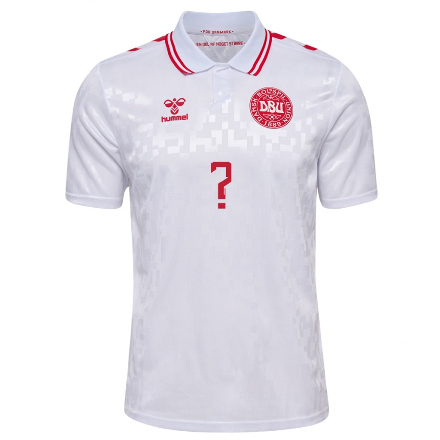 Niño Fútbol Camiseta Dinamarca Tjalfe Svendsen #0 Blanco 2ª Equipación 24-26