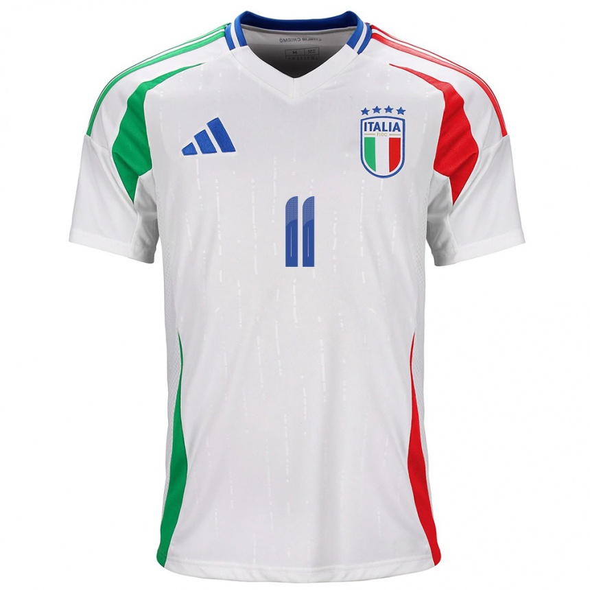 Niño Fútbol Camiseta Italia Barbara Bonansea #11 Blanco 2ª Equipación 24-26