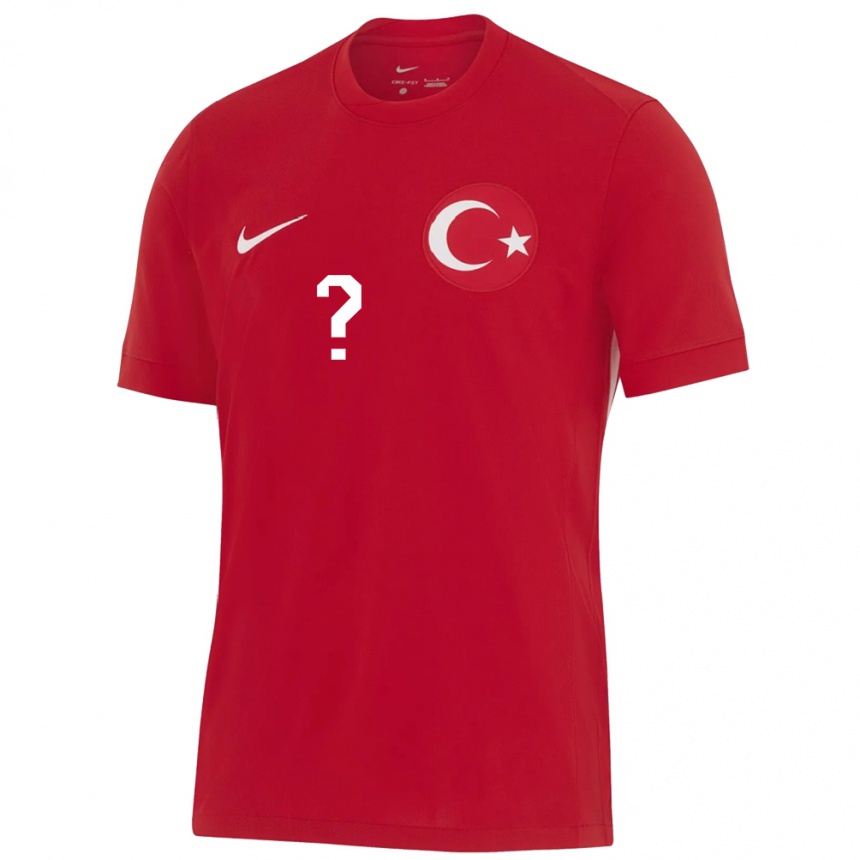 Niño Fútbol Camiseta Turquía Ahmet Çobanoğlu #0 Rojo 2ª Equipación 24-26