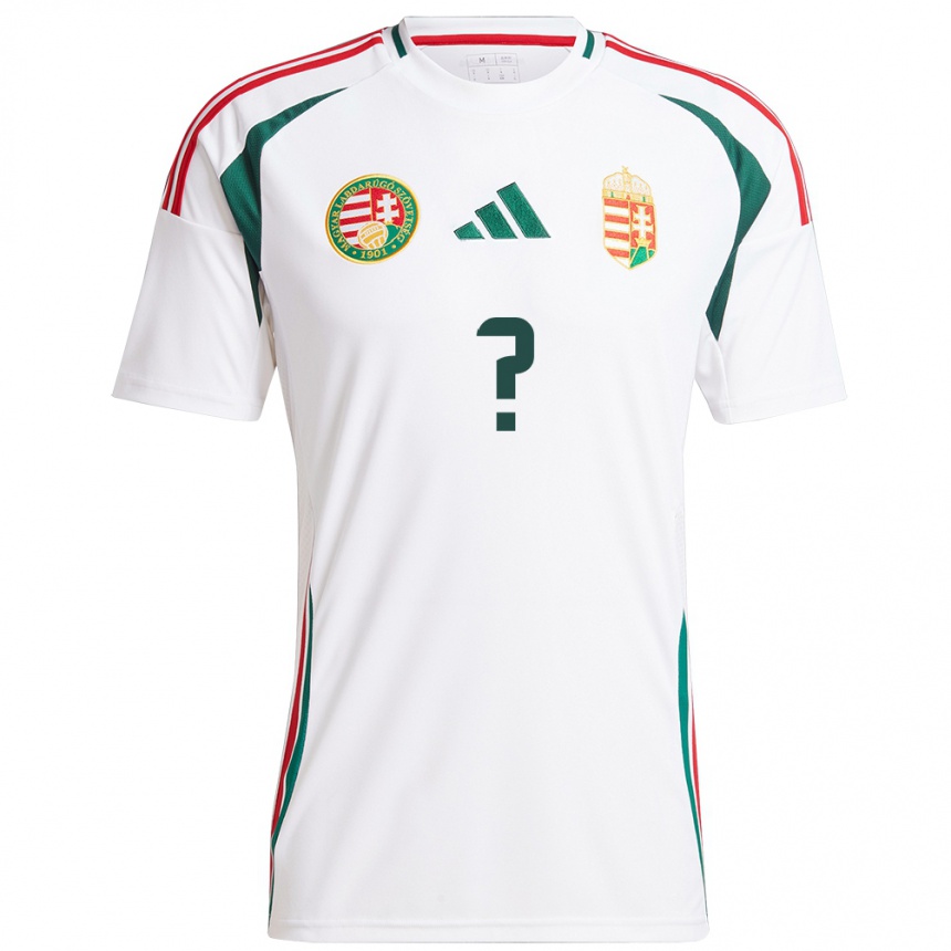 Niño Fútbol Camiseta Hungría Rajmund Tóth #0 Blanco 2ª Equipación 24-26