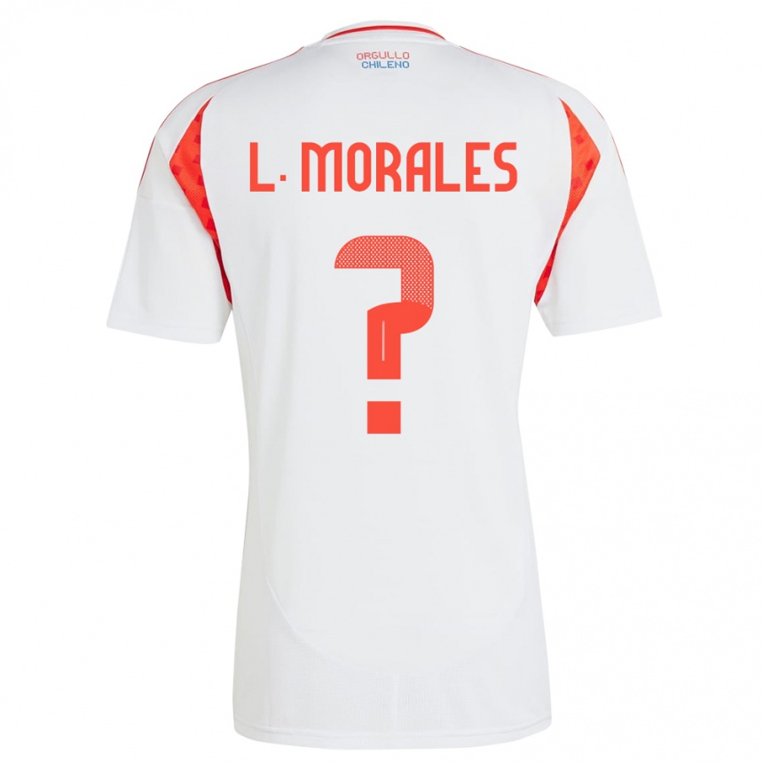 Niño Fútbol Camiseta Chile Lauryn Morales #0 Blanco 2ª Equipación 24-26