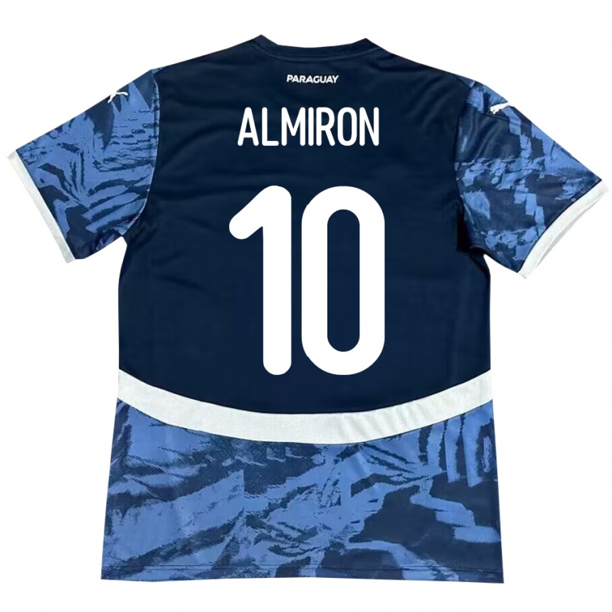 Niño Fútbol Camiseta Paraguay Miguel Almirón #10 Azul 2ª Equipación 24-26