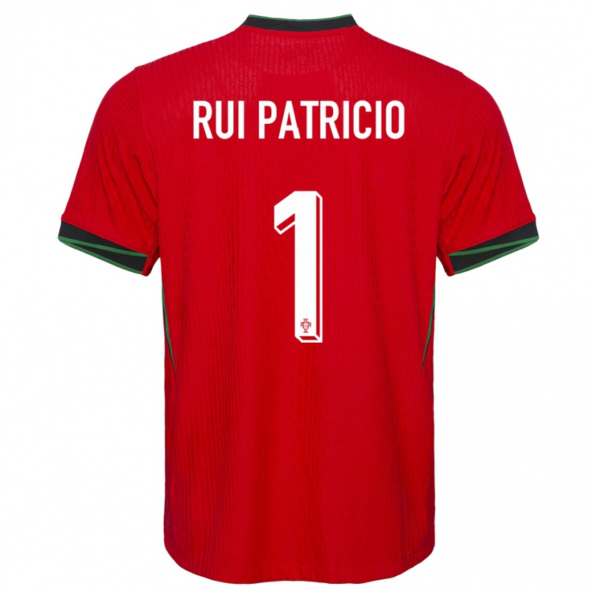 Hombre Fútbol Camiseta Portugal Rui Patricio #1 Rojo 1ª Equipación 24-26