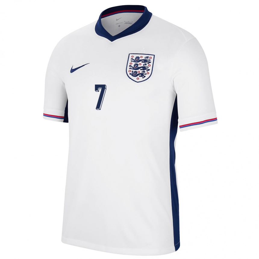 Hombre Fútbol Camiseta Inglaterra Beth Mead #7 Blanco 1ª Equipación 24-26