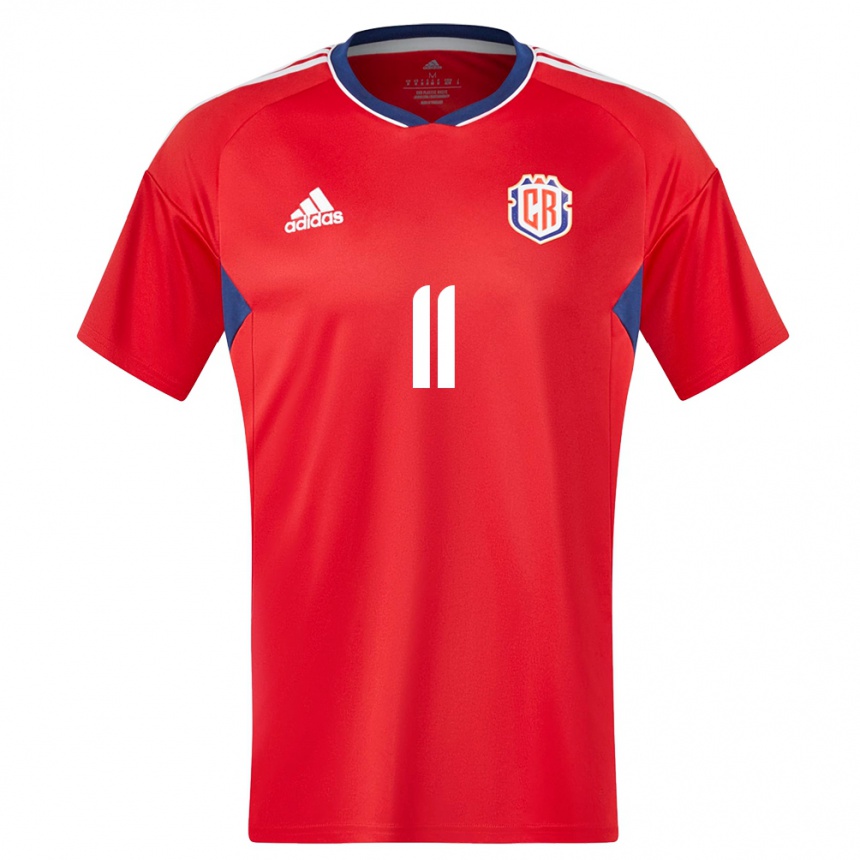 Hombre Fútbol Camiseta Costa Rica Johan Venegas #11 Rojo 1ª Equipación 24-26