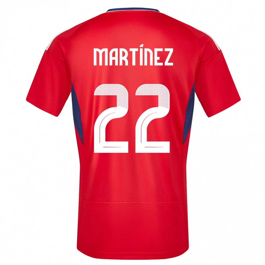 Hombre Fútbol Camiseta Costa Rica Carlos Martinez #22 Rojo 1ª Equipación 24-26